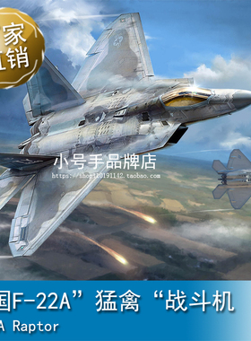 小号手 1/48 美国F-22A”猛禽“战斗机 62801