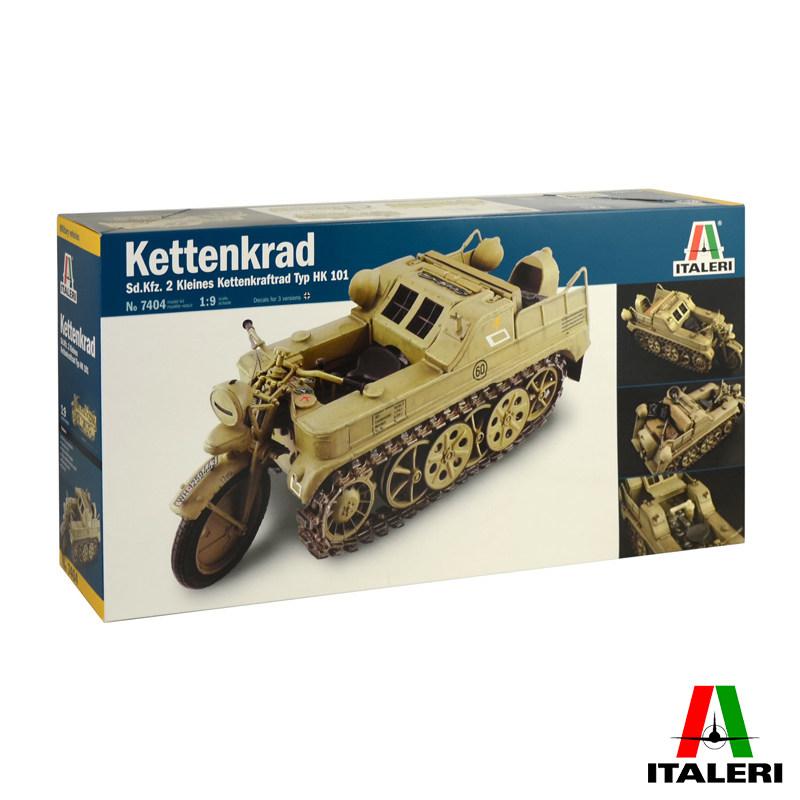 伊达雷利 1/9 德Sd.Kfz. 2 Kettenkrad 半履带摩托 7404