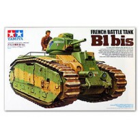 田宫拼装战车模型1/35 法国夏尔B1 bis重型坦克车 装甲战车 35282