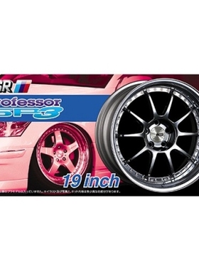 青岛社 1/24 SSR Professor SP3 19寸 轮圈连轮胎模型 05254