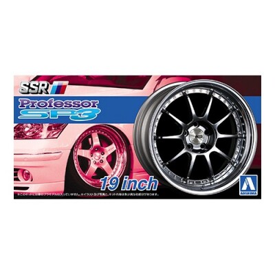 青岛社 1/24 SSR Professor SP3 19寸 轮圈连轮胎模型 05254