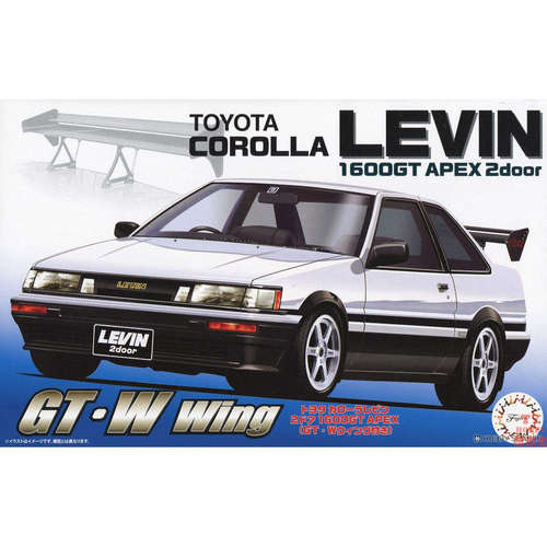 富士美 FUJIMI 1/24 拼装车模 Toyota Levin APEX带GT尾翼 04831