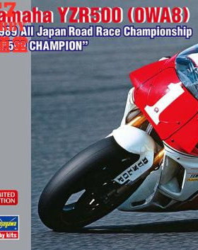长谷川1/12 拼装摩托模型Yamaha YZR500 OWA8 1989 GP500 21738