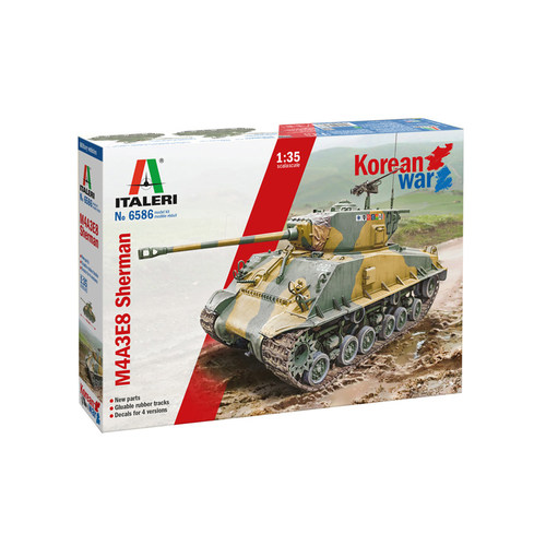 伊达雷利 1/35 M4 A3E8 SHERMAN谢尔曼坦克朝鲜战争6586