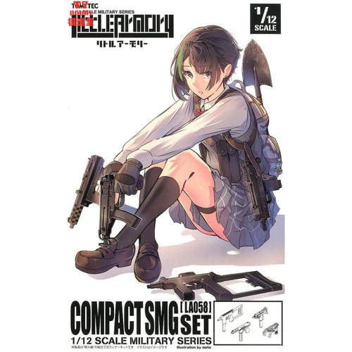 Tomytec 1/12 Little Armory系列 拼装模型 紧凑SMG套装 LA058