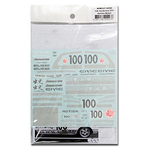 MSM 水贴 1/24   Civic EF3 Idemitsu Motion MSMD227
