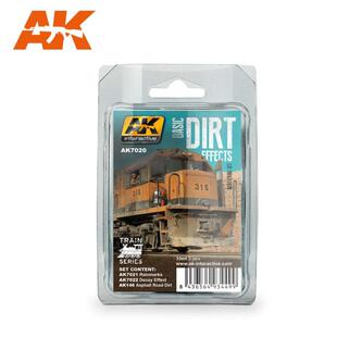 西班牙AK 基础尘土效果旧化 火车旧化套装 35ml AK7020