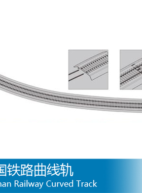 小号手 1/72 铁路曲线轨 82910