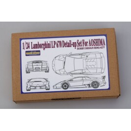 HobbyDesign 蚀刻片 1/24 林宝坚尼 Mucielago LP670-4 HD02-0277