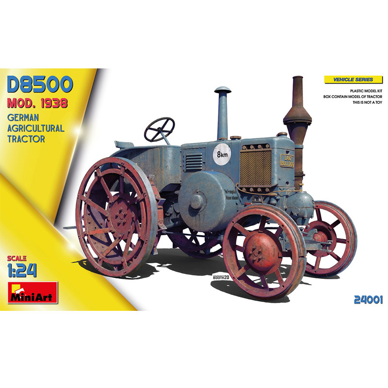 Miniart 1/35 德国D8500型 农用拖拉机 1938年 24001