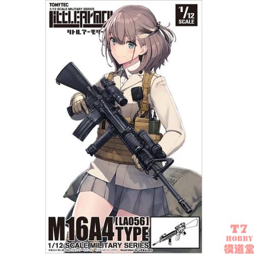 Tomytec 1/12 Little Armory系列 拼装模型 M16A4 Type LA056