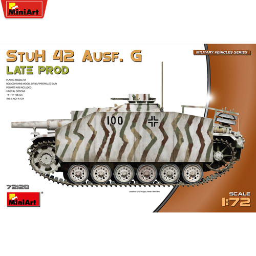 MiniArt 1/72 德国 StuH 42 G型突击榴弹炮 后期型 72120