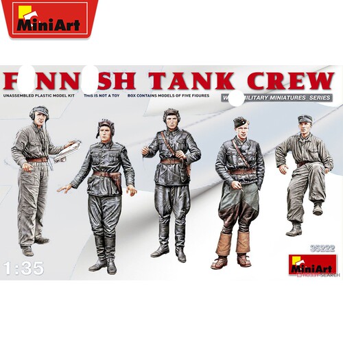 Miniart 1/35芬兰坦克乘员 拼装兵人35222