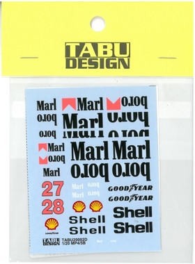 TABU 水贴 1/20 MP4/5B 赞助商水贴 配田 20002D