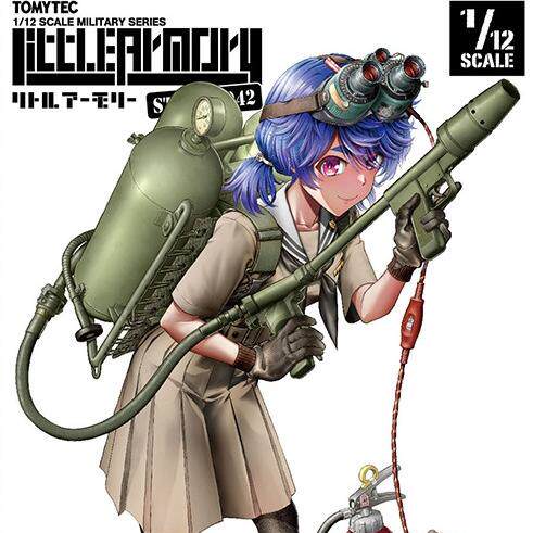 Tomytec 1/12 Little Armory拼装模型M2 Flamethrower Type LA101图片