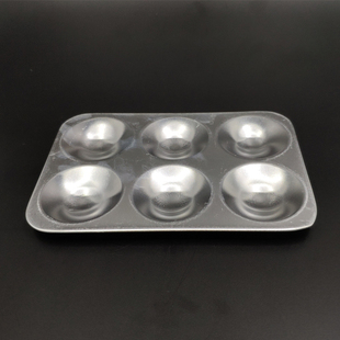 文华/MANWAH模型工具铝制调色皿（方形圆形6/10孔)Z006/Z007/Z008