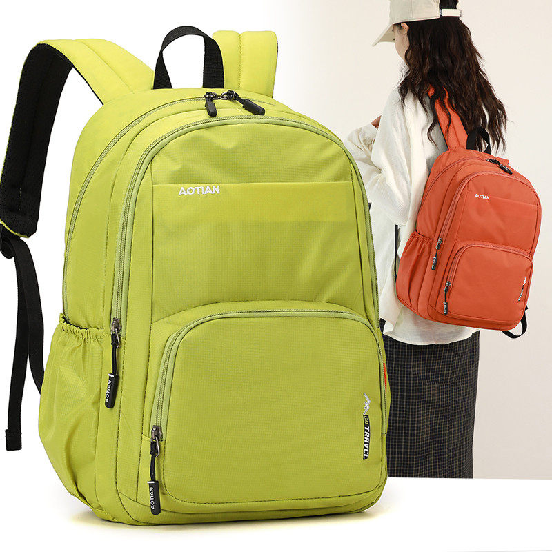 香港代购新款牛津布双肩包女士大容量轻便大学生书包高级感背包女