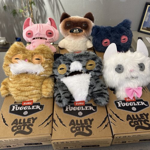 FUGGLER正版猫咖系列萌牙怪兽