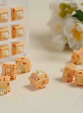 芒果布丁轴 闷响轴客制化机械键盘轴体开关 Shinobu Kocho switch