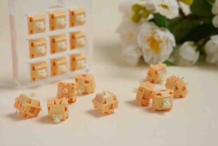 Kocho Shinobu switch 闷响轴客制化机械键盘轴体开关 芒果布丁轴