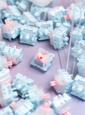 脆脆酥轴 干爽脆响带导光柱HIFI线性机械键盘轴体【WYLAB x HMX】