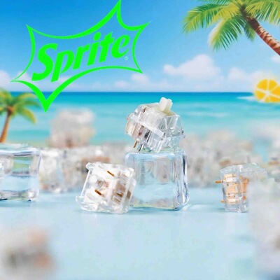 无糖雪碧轴R2 脆响WYLabHMX客制化机械键盘轴体开关Sprite switch