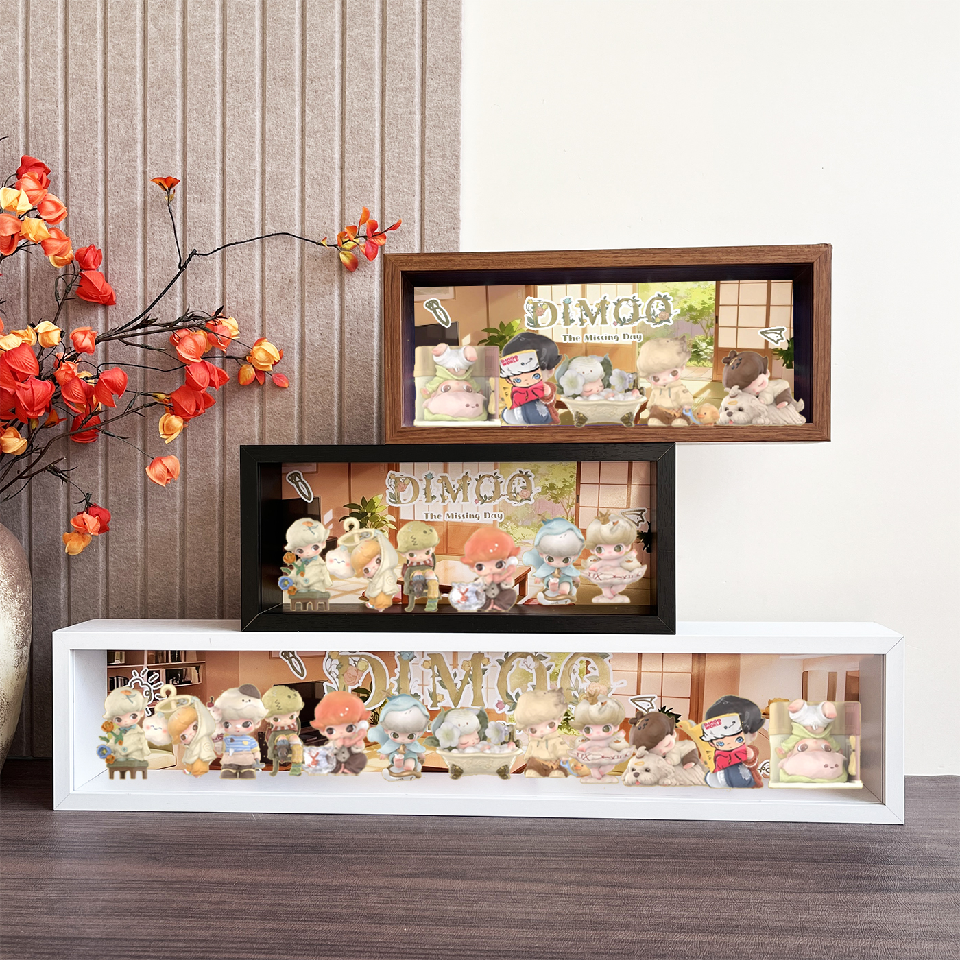 适用泡泡玛特如果今天星期八相框