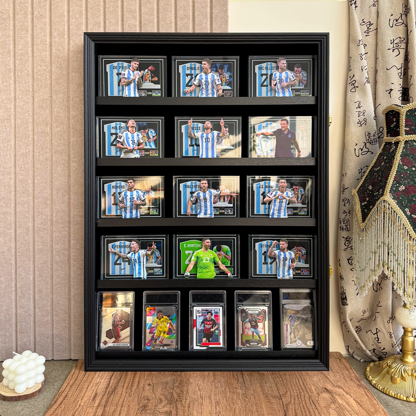 合页PSA球星卡装裱框磁带收纳盒盲盒展示框收藏相框游戏卡砖