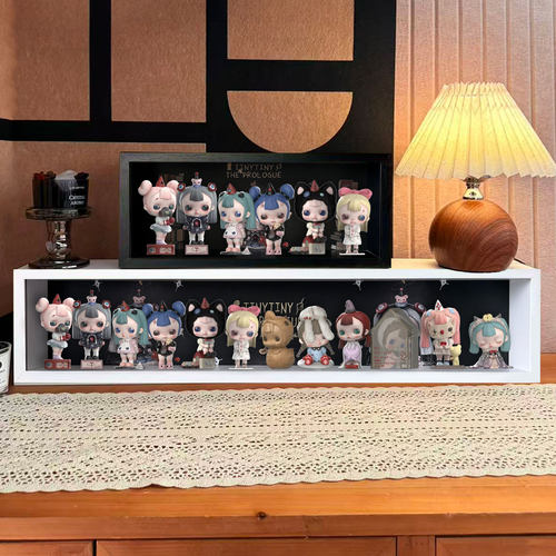 POPMART泡泡玛特TINYTINY开场白系列盲盒手办收纳盒展示框防尘