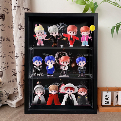 檀健次多见一次系列手办盲盒演唱会舞台主题收纳展示架木质展示盒