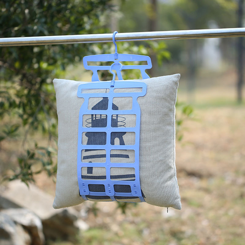 晾晒网多功能阳台晒枕头架晒枕头神器枕头夹室外晾晒网晒枕头专用架子