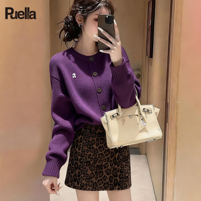 拉夏贝尔韩版针织衫女