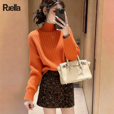 拉夏贝尔Puella韩版针织衫女