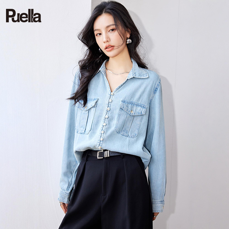 PuellaPL3028衬衫单排扣
