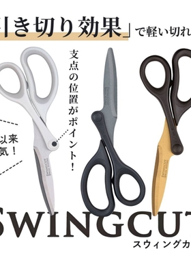 日本Raymay藤井SWINGCUT牵引式省力镀钛镀氟不粘胶手工手账裁剪刀