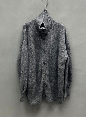 欧洲站2025冬季新款时尚高领宽松百搭针织衫毛衣女款欧货59358