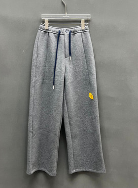 欧洲站2025秋季新款时尚松紧腰抽绳宽松百搭休闲裤女款欧货59371