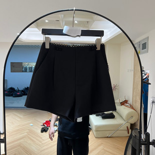 高腰羊毛修身 时尚 百搭西装 短裤 欧货0221 欧洲站2026春季 女款 新款