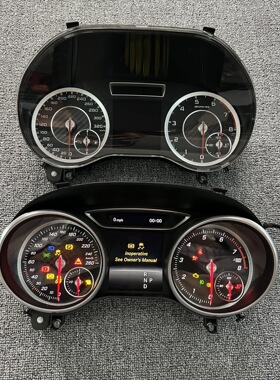 适用奔驰W156新款彩屏仪表GLA250cla180A200w176升级AMG时速中古