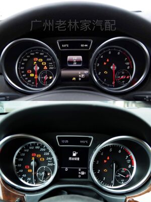 奔驰W166升级新款彩屏仪表ml350