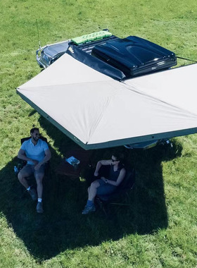 坦克300扇形车边帐车载五角无骨侧帐围布房子遮阳篷陆巡270度天幕