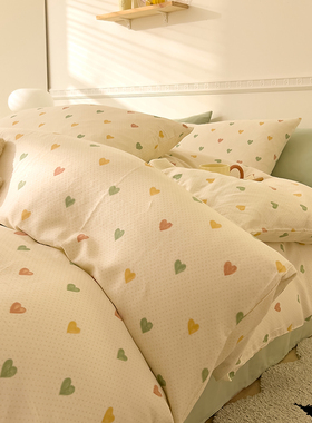 全棉双层纱被套单件纯棉可爱卡通被罩180x200cm加大三四件套定做4