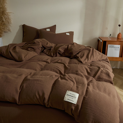 A类全棉双层纱被套单件180x200