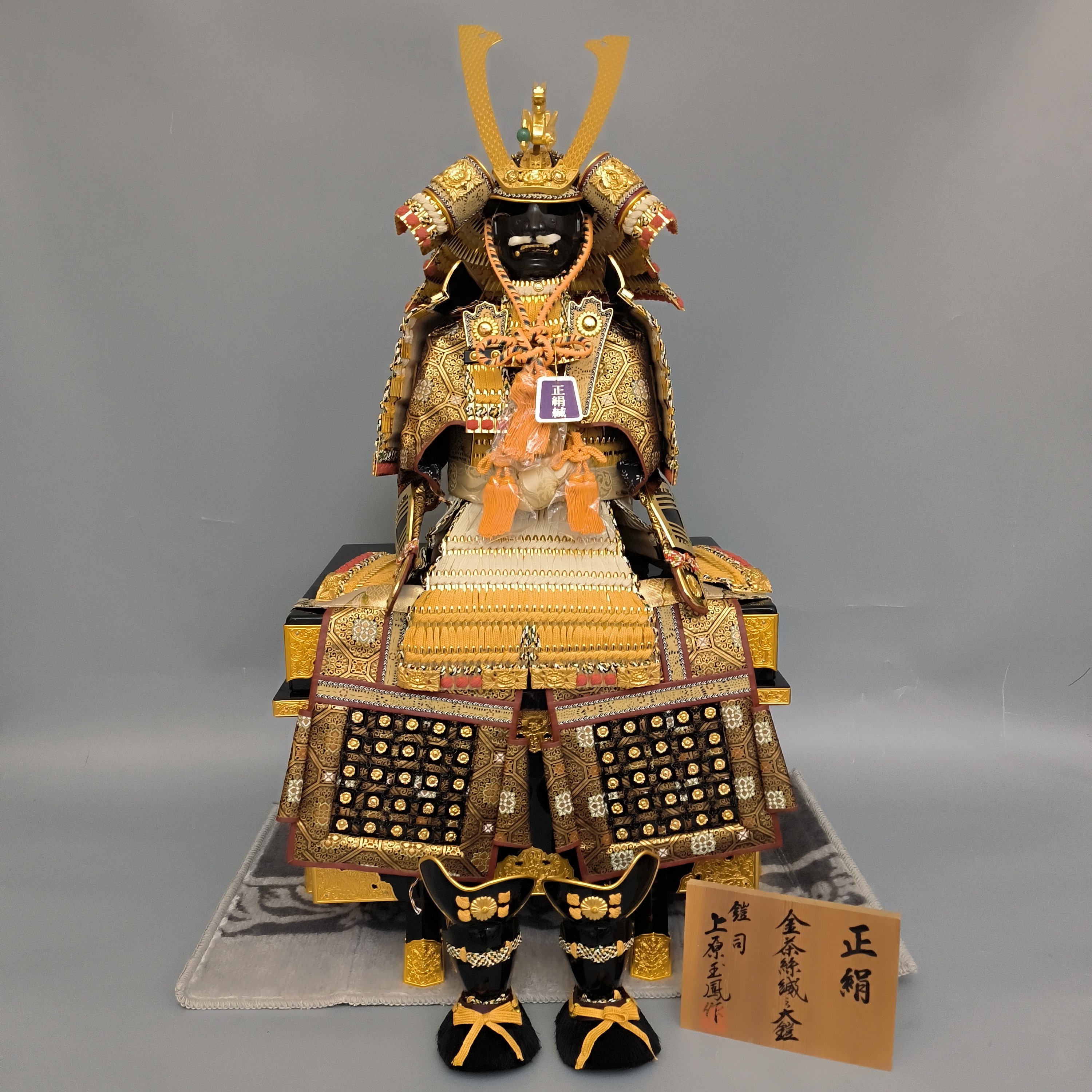 日本武士盔甲摆件日式甲胄装饰中古品收藏不可穿戴日本古制会带回