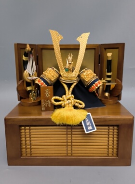 日本武士盔甲摆件日式甲胄装饰中古品收藏不可穿戴日本古制会带回