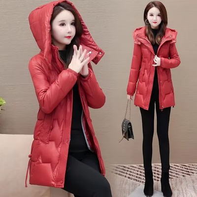 时尚修身羽绒女保暖棉衣