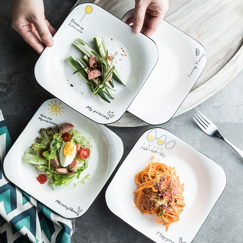 个装创意水果网红ins陶瓷盘子