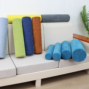 抱枕圆柱枕头垫腰枕沙发靠枕头枕靠垫办公室腰靠脚枕圆形长条夹腿