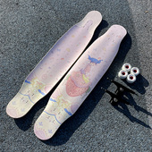 树毒长板轻量化初学者滑板女男生儿童成人专业玻纤舞板dc代步刷街