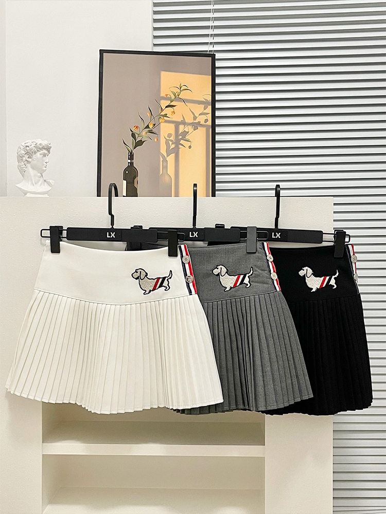 百褶打底半身裙A字短裙韩版